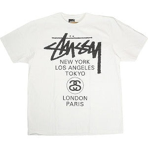 STUSSY ステューシー 24SS WORLD TOUR TEE White Tシャツ 白 Size 【XL