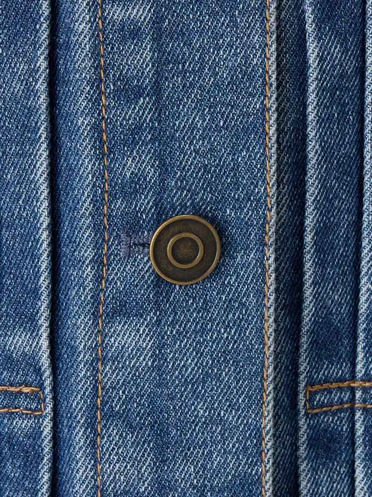 ラセラセ】ノーカラーデニムジャケット | フォーエル公式通販