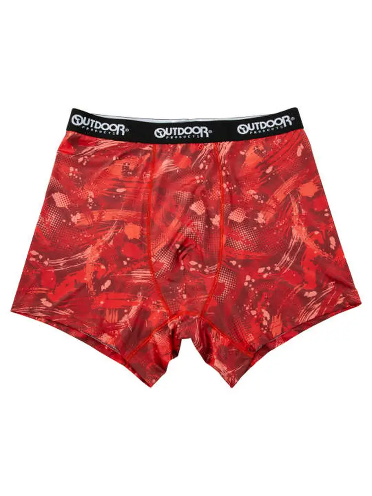 ブラック 【OUTDOOR PRODUCTS】ポリエステルベア天スプラッシュ柄