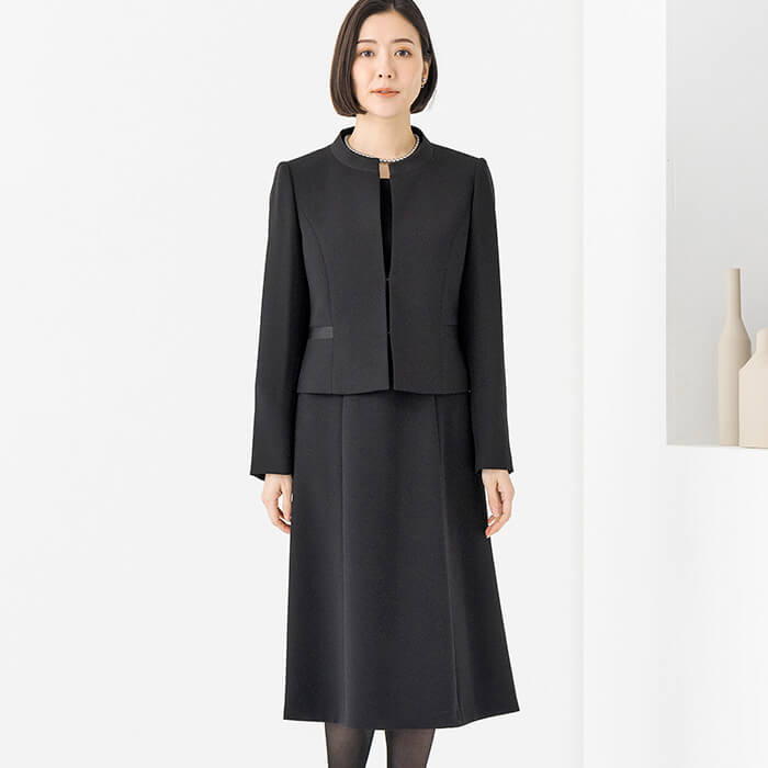 ライナーつき合繊素材のコート M・ブラック｜東京ソワールオンライン