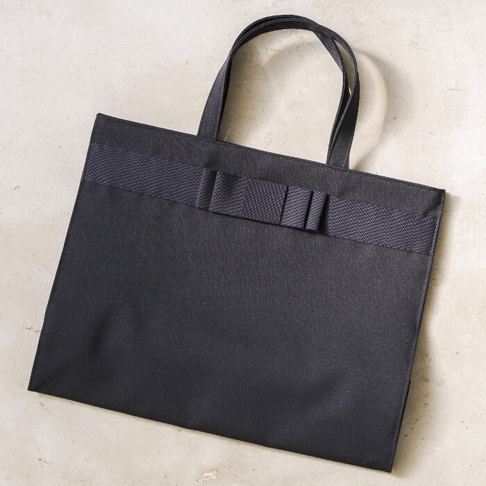 慶弔両用】たっぷり容量のトートバッグ ・ブラック｜東京ソワール