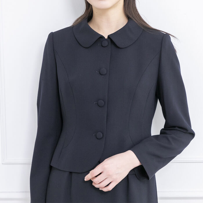 ウール仕立てのお受験スーツ 7号・ネイビー｜東京ソワールオンライン