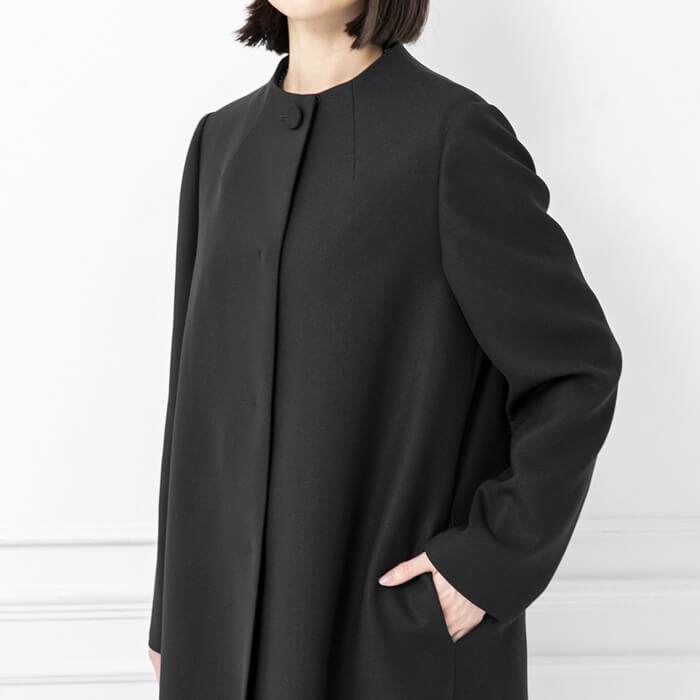 ライナー付きフォーマルコート 9号・ブラック｜東京ソワール