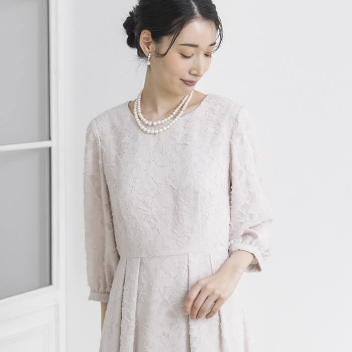 洗える｜カットジャカードのセレモニースーツ 9号・ピンク｜東京