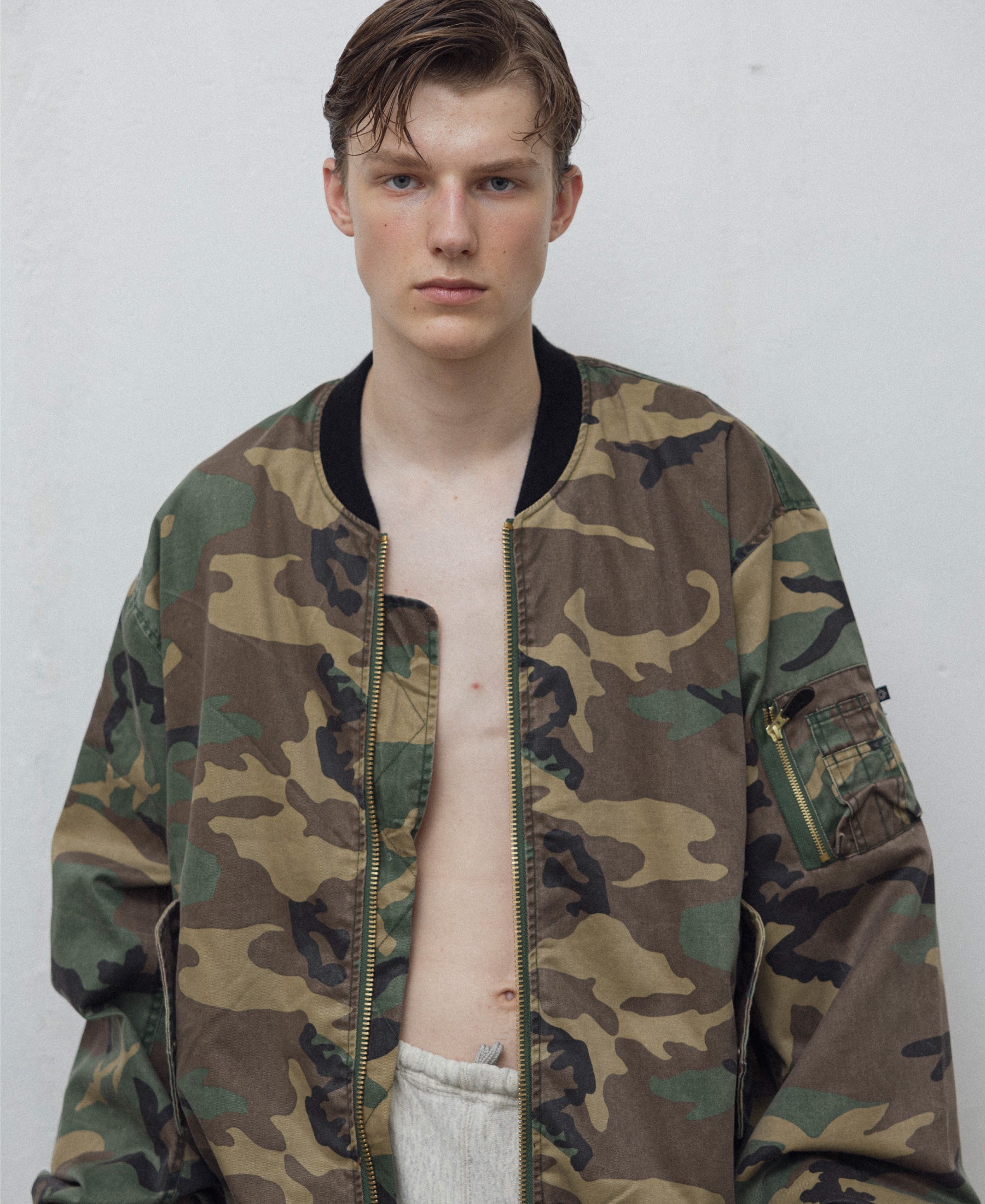 youll】vintage wash MA-1 Fostex Garments - VINTAGE WASH MA-1