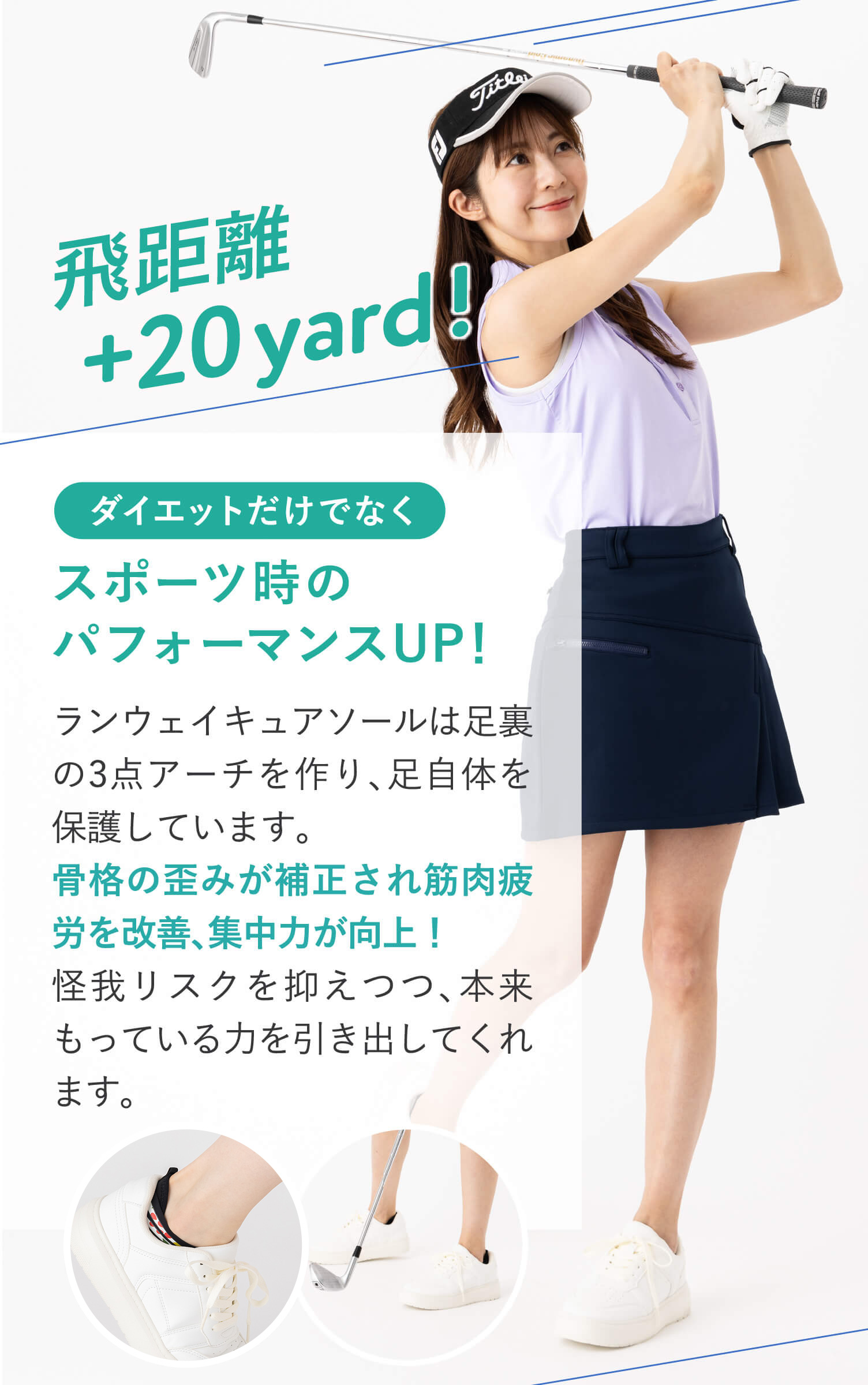 ランウェイキュアソール Runway Cure Sole | 足元からカラダを変える