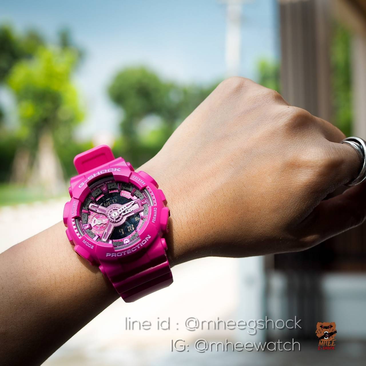 G-Shock mini Shocking Black Pink รุ่น GMA-S110MP-4A3DR