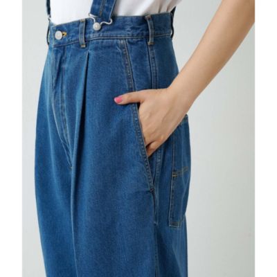 Whim Gazette(ウィム ガゼット)の【GEMINI】サスペンダーデニムパンツ