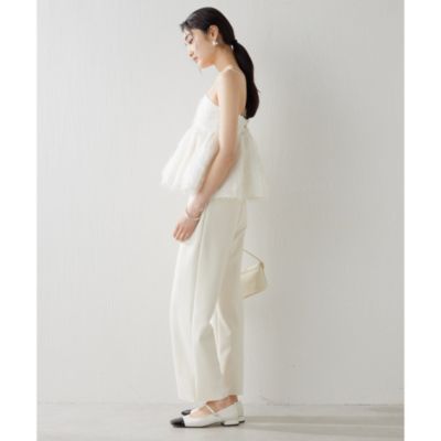 Whim Gazette(ウィム ガゼット)のフェザーキャミブラウス通販 | 集英社