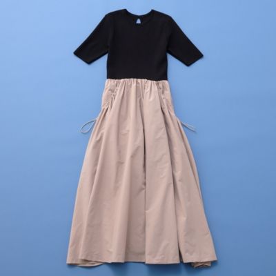 emmi(エミ)の【LEE別注】【洗える】ハーフスリーブニットドッキング