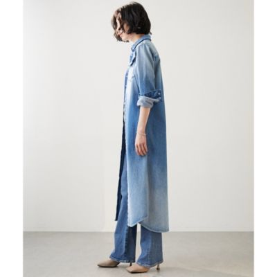 Whim Gazette(ウィム ガゼット)の《WEB限定》DENIMロングシャツ