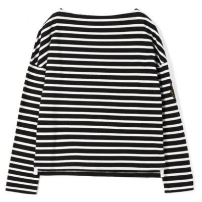 MADISONBLUE(マディソンブルー)のBOAT NECK L／S TEE BORDER通販