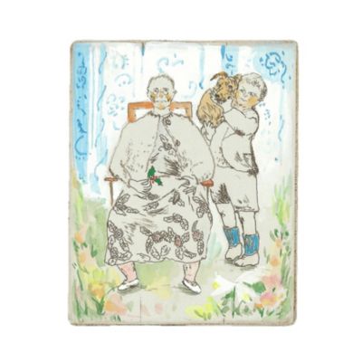 山本容子 銅版画 「ma ma co.」大判 43x39cm 初期の代表作品 山本容子