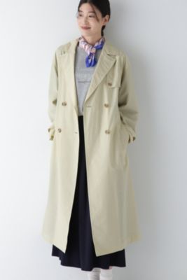 human woman(ヒューマン ウーマン)の◇コットンナイロンシアートレンチ