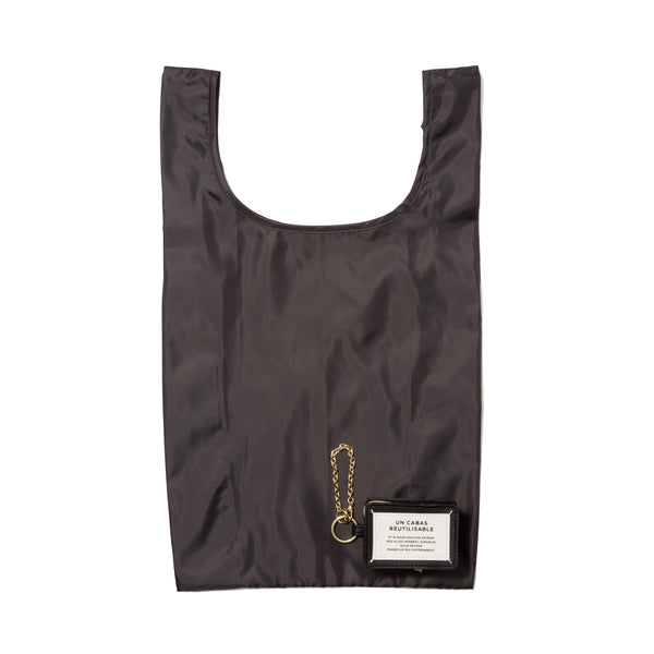 バッグチャームエコバッグ タイポ ブラック | Francfranc（フラン