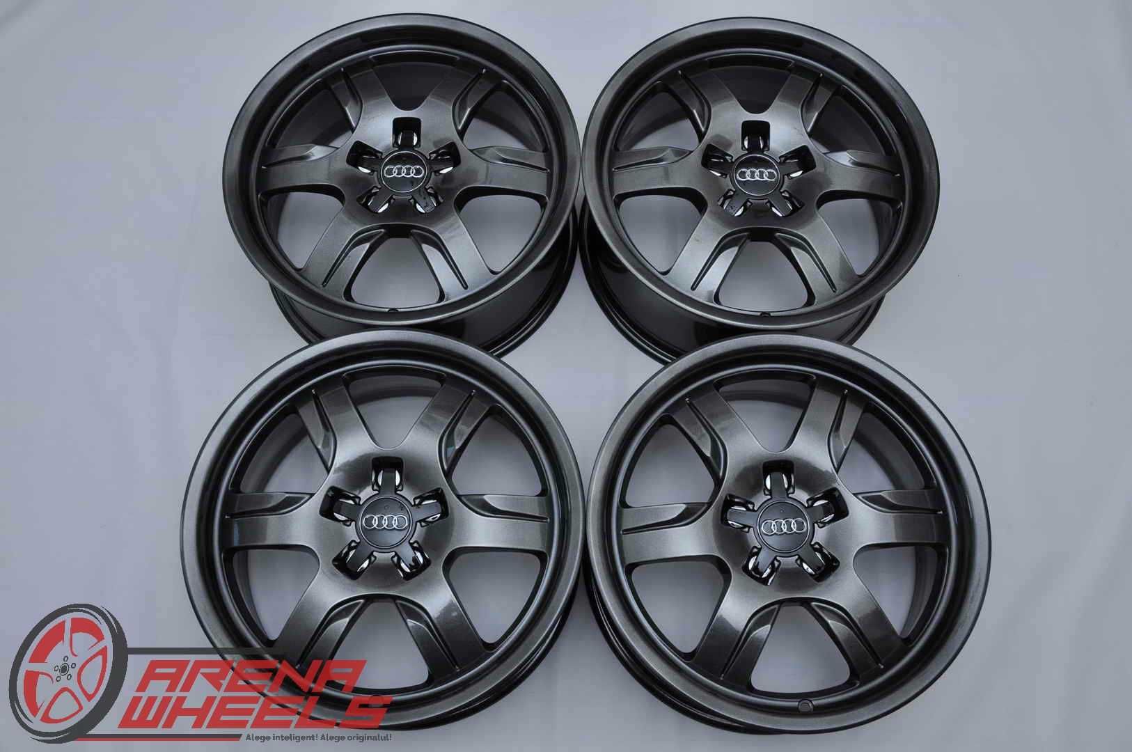 Jante 17 inch Originale Audi A5 S5 R17 ET28 Gun Metal gri antracit