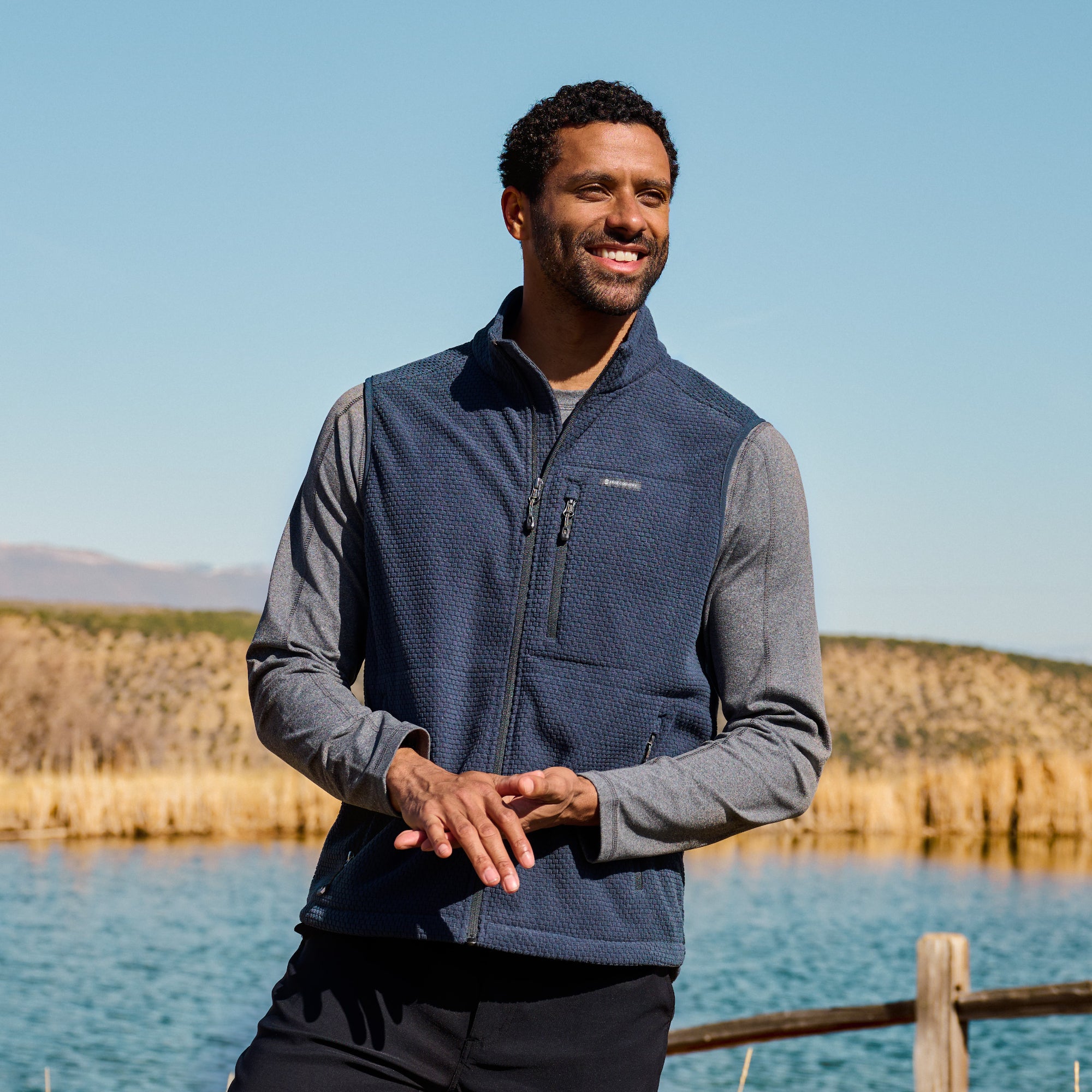 Men's Brick Fleece Adventure Vest – Free Country