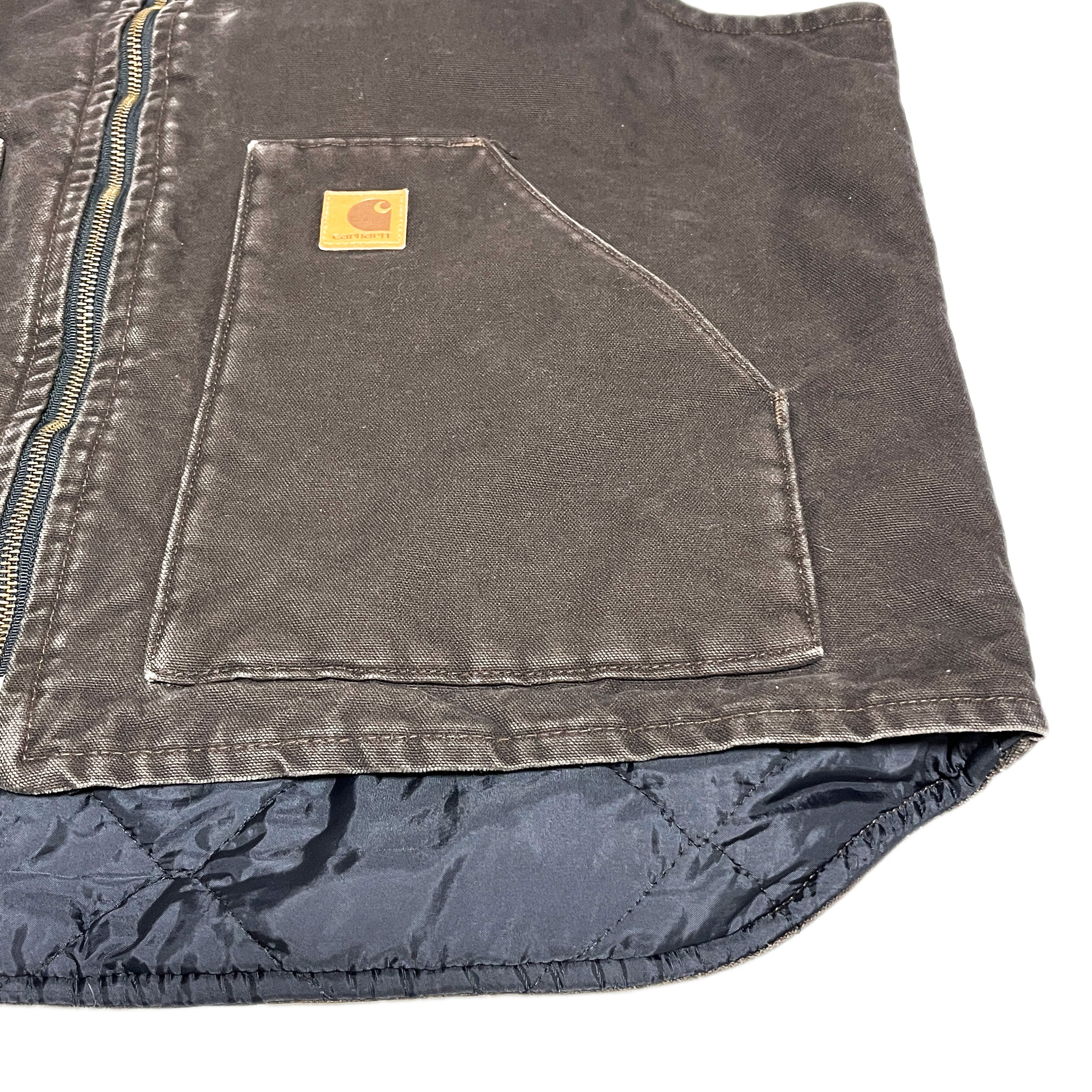 19 メキシコ製 Carhartt ダックベスト ブラウン Size (XL) – frgeek