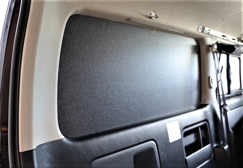 ハイエースリアサイドガラス窓埋めインテリアパネル ハイエース
