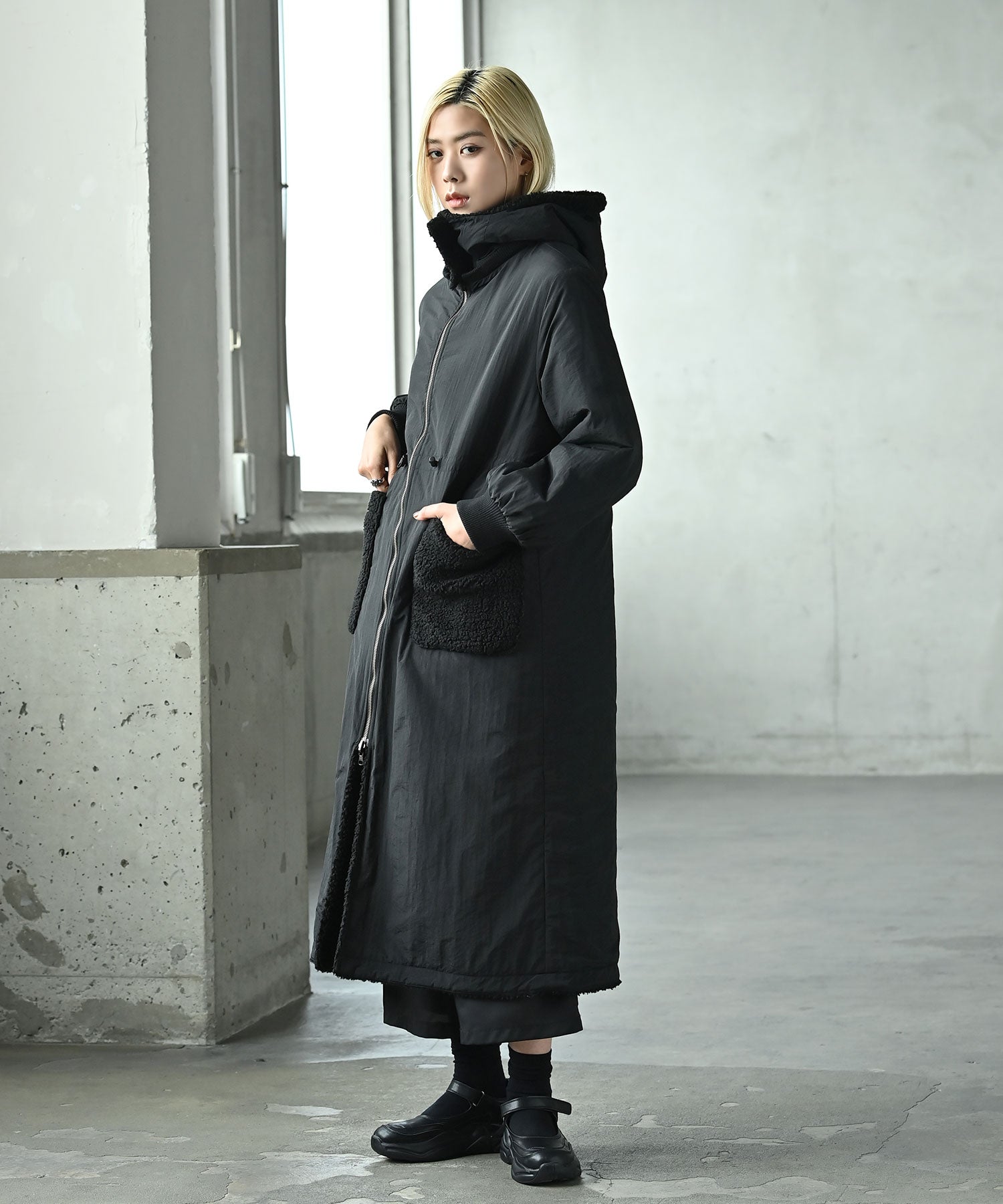 4WAY ボアロングコート – funda mine