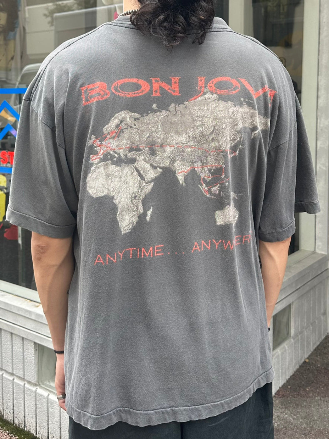90's BON JOVI 「cross road」バンドTシャツ – FUJI STORE