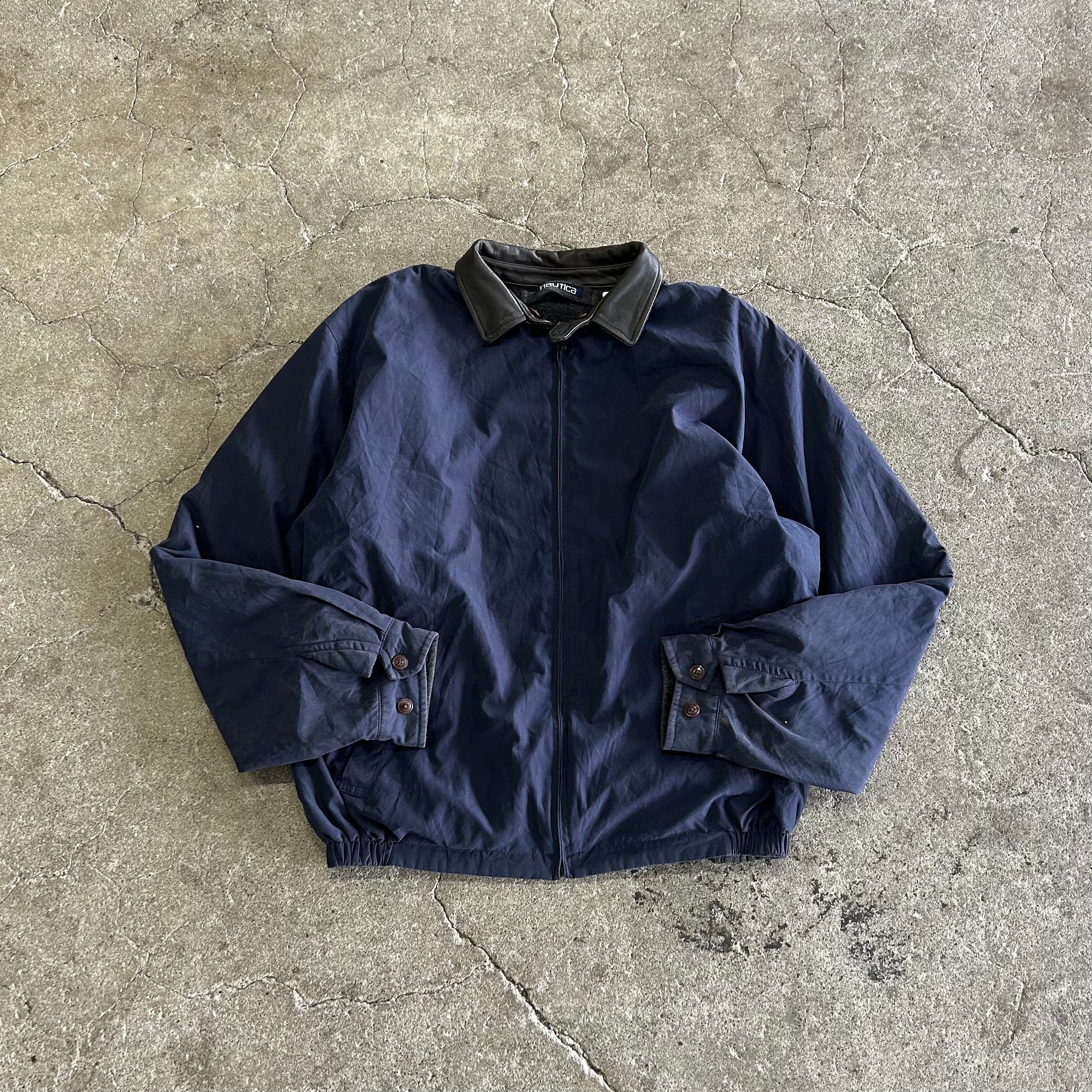 古着 80's~ NAUTICA/ノーティカ/リバーシブルジャケット/フリース/襟