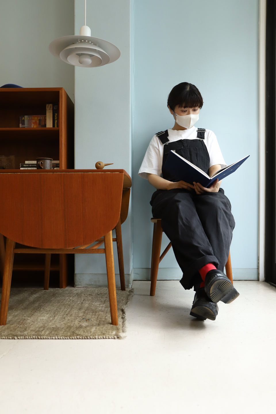 ジャパンヴィンテージ ダイニングチェア チーク材 椅子/Japanese