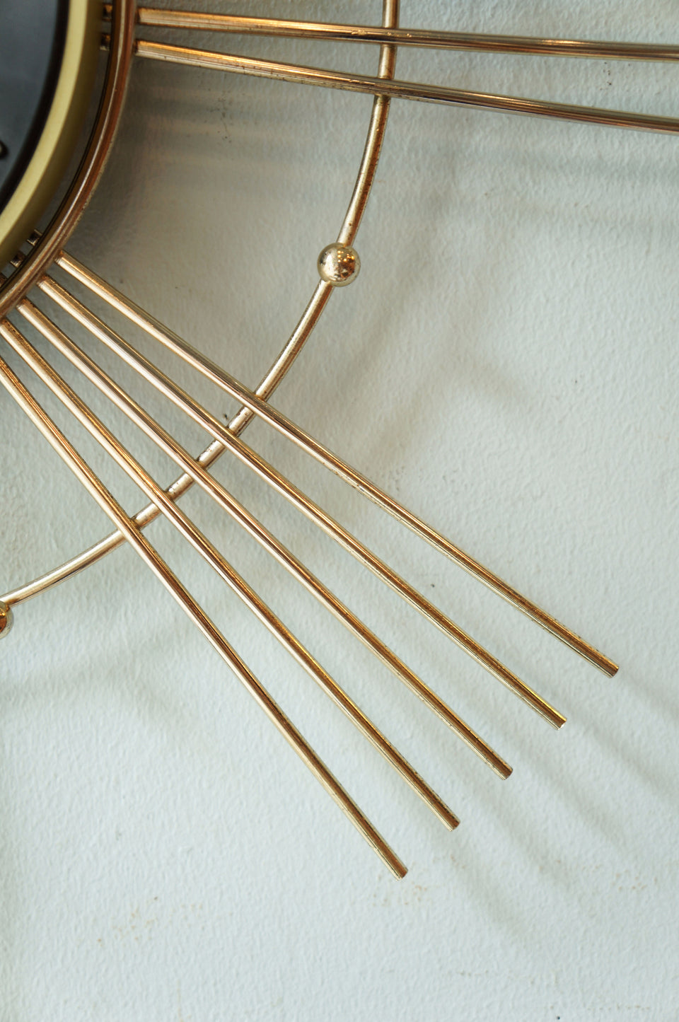 アメリカヴィンテージ サンバースト ウォールクロック 壁掛け時計/US