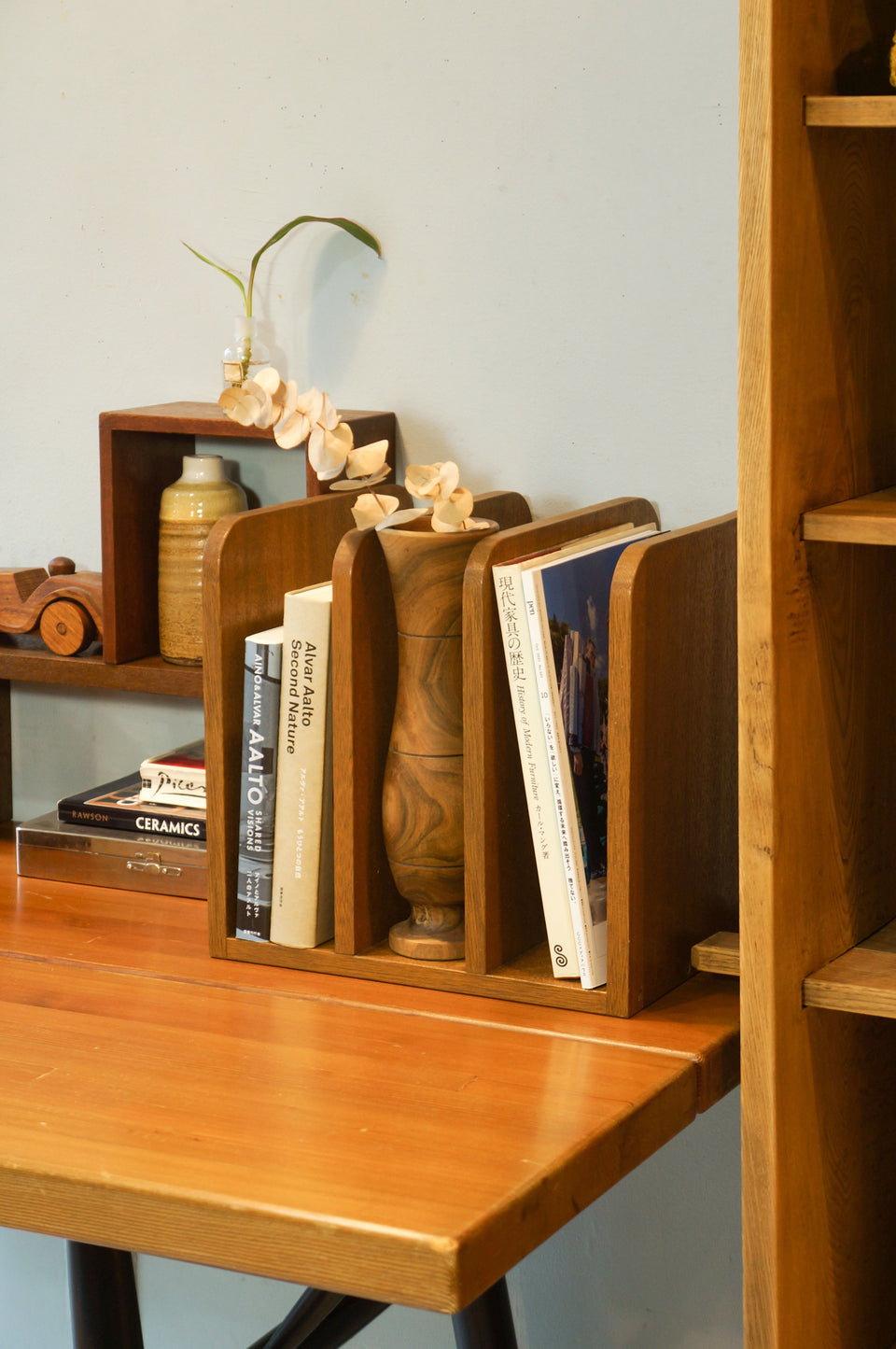 ジャパンヴィンテージ 卓上ブックスタンド 本立て/Japanese Vintage