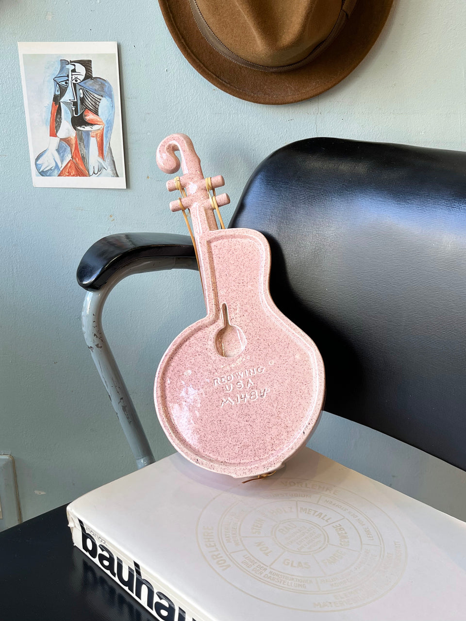 アメリカヴィンテージ レッドウィングポタリー バイオリンウォール